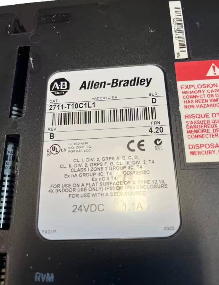 Allen Bradley 2711-T10G1L1